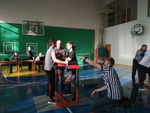 Regional sports competitions in arm wrestling