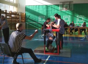 Regional sports competitions in arm wrestling