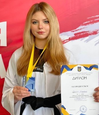 A student of KNURE became the champion of the Universiade of Ukraine in taekwondo WTF