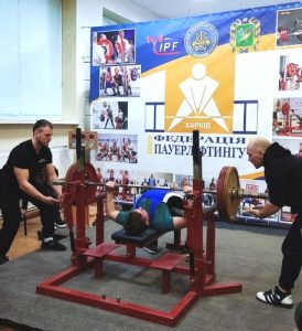 Championship of Kharkov region in classic bench press