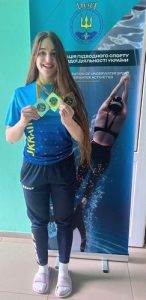Успішний виступ студентки ХНУРЕ на Чемпіонаті України з підводного спорту