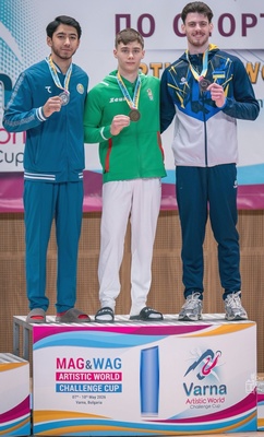 KNURE student is among the winners of the international artistic gymnastics tournament in Bulgaria