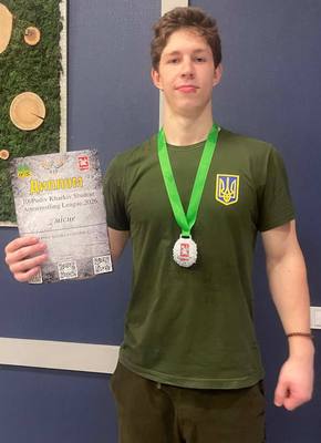 Студент ХНУРЕ – срібний призер 100Pudiv Kharkiv Student Armwrestling League 2026